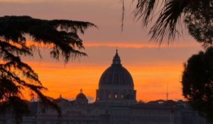 Rom Sonnenuntergang Winter